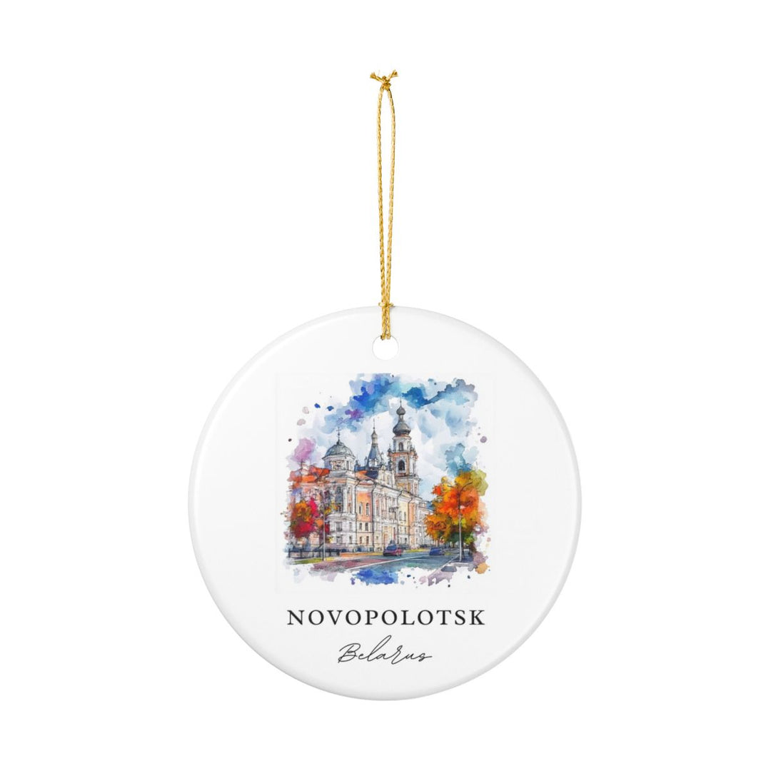 Novopolotsk Belarus Ornament: Unique Novopolotsk Belarus Souvenir, Novopolotsk Belarus Xmas Decor, and Authentic Novopolotsk Belarus Gift