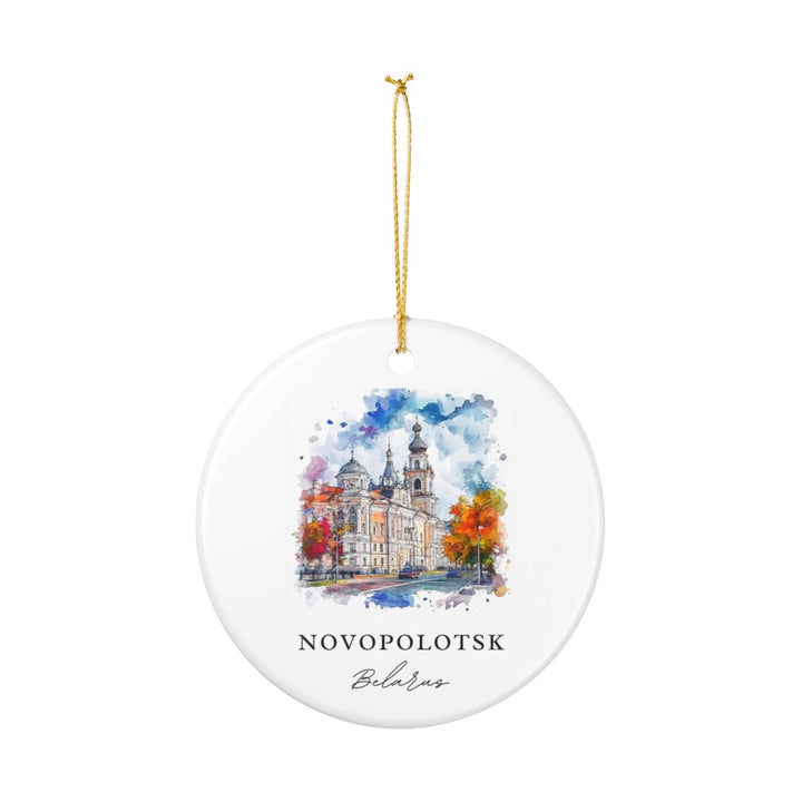 Novopolotsk Belarus Ornament: Unique Novopolotsk Belarus Souvenir, Novopolotsk Belarus Xmas Decor, and Authentic Novopolotsk Belarus Gift