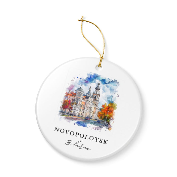 Novopolotsk Belarus Ornament: Unique Novopolotsk Belarus Souvenir, Novopolotsk Belarus Xmas Decor, and Authentic Novopolotsk Belarus Gift
