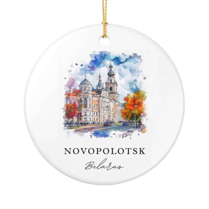 Novopolotsk Belarus Ornament: Unique Novopolotsk Belarus Souvenir, Novopolotsk Belarus Xmas Decor, and Authentic Novopolotsk Belarus Gift