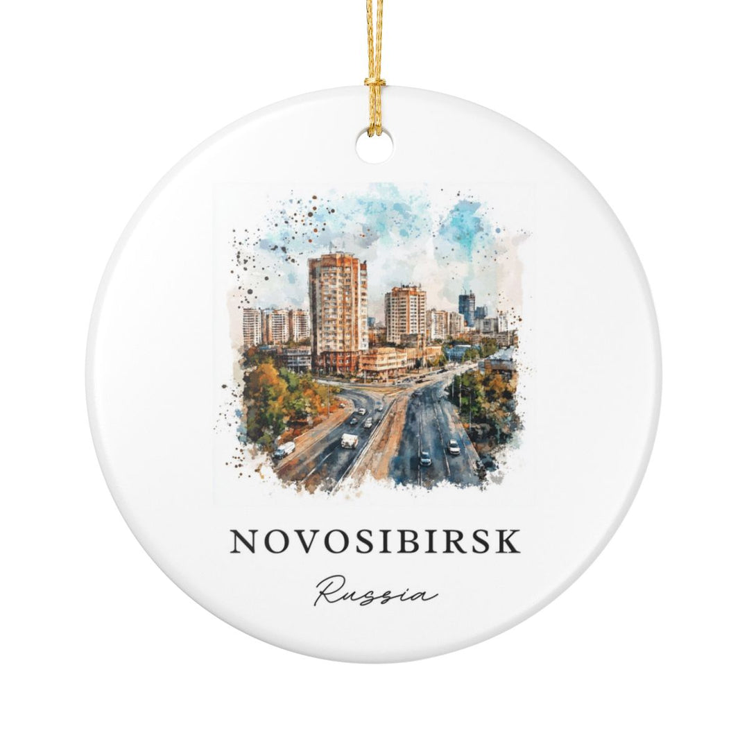 Novosibirsk Ornament: Unique Novosibirsk Souvenir, Novosibirsk Xmas Decor, and Authentic Novosibirsk Gift