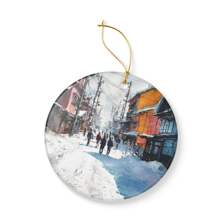 Nozawaonsen Japan Ornament: Unique Nozawaonsen Souvenir, Nozawaonsen Japan Xmas Decor, and Authentic Nozawaonsen Gift