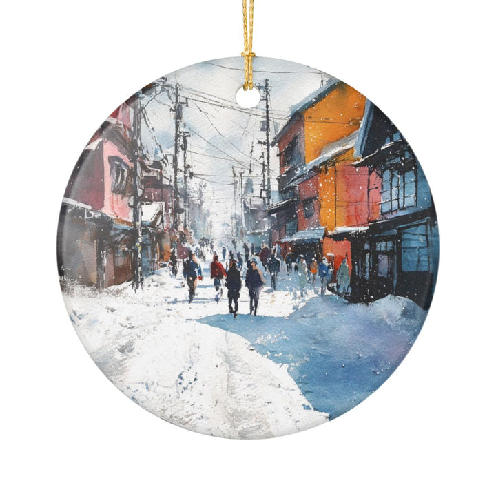 Nozawaonsen Japan Ornament: Unique Nozawaonsen Souvenir, Nozawaonsen Japan Xmas Decor, and Authentic Nozawaonsen Gift