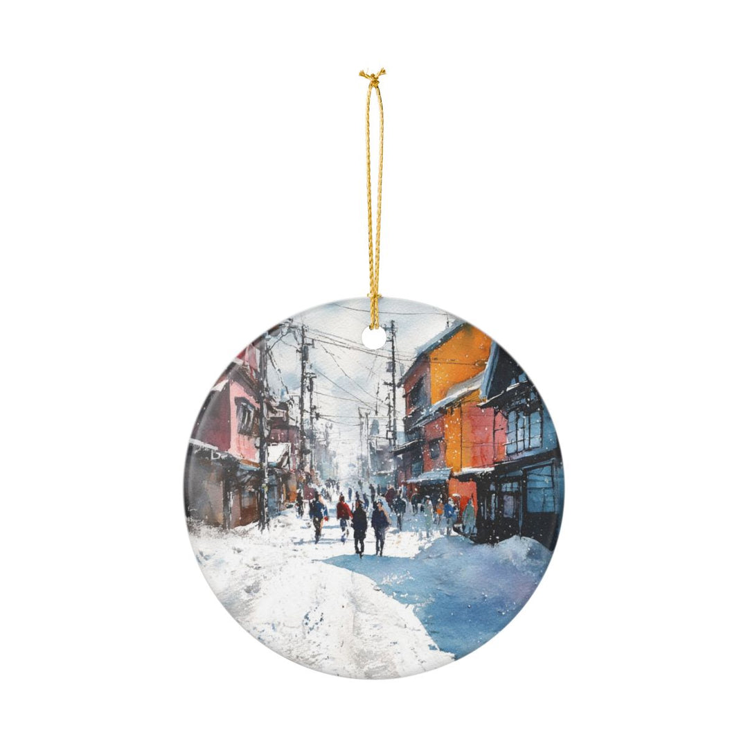 Nozawaonsen Japan Ornament: Unique Nozawaonsen Souvenir, Nozawaonsen Japan Xmas Decor, and Authentic Nozawaonsen Gift