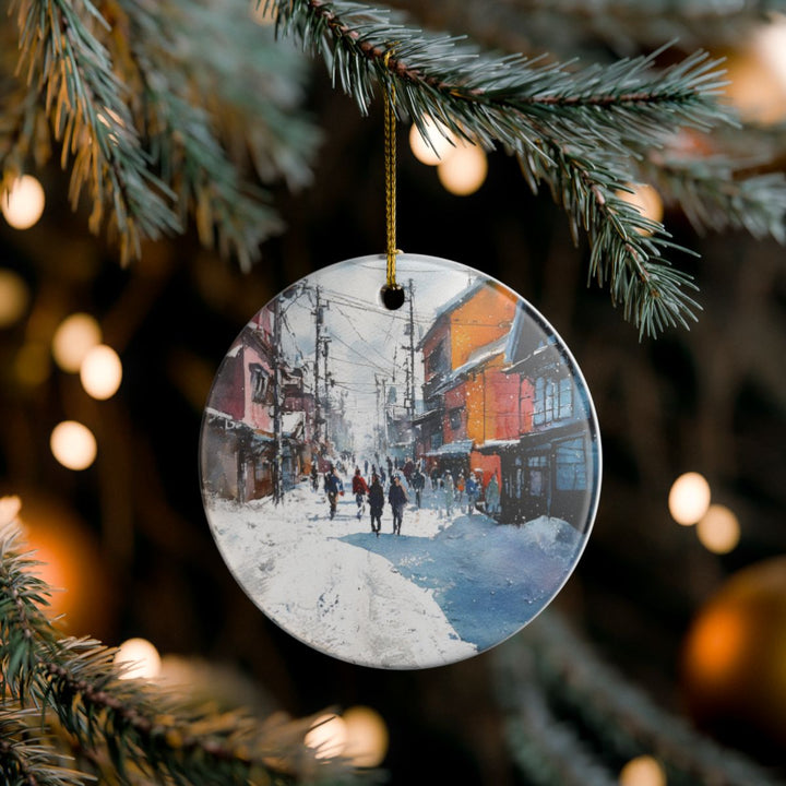 Nozawaonsen Japan Ornament: Unique Nozawaonsen Souvenir, Nozawaonsen Japan Xmas Decor, and Authentic Nozawaonsen Gift