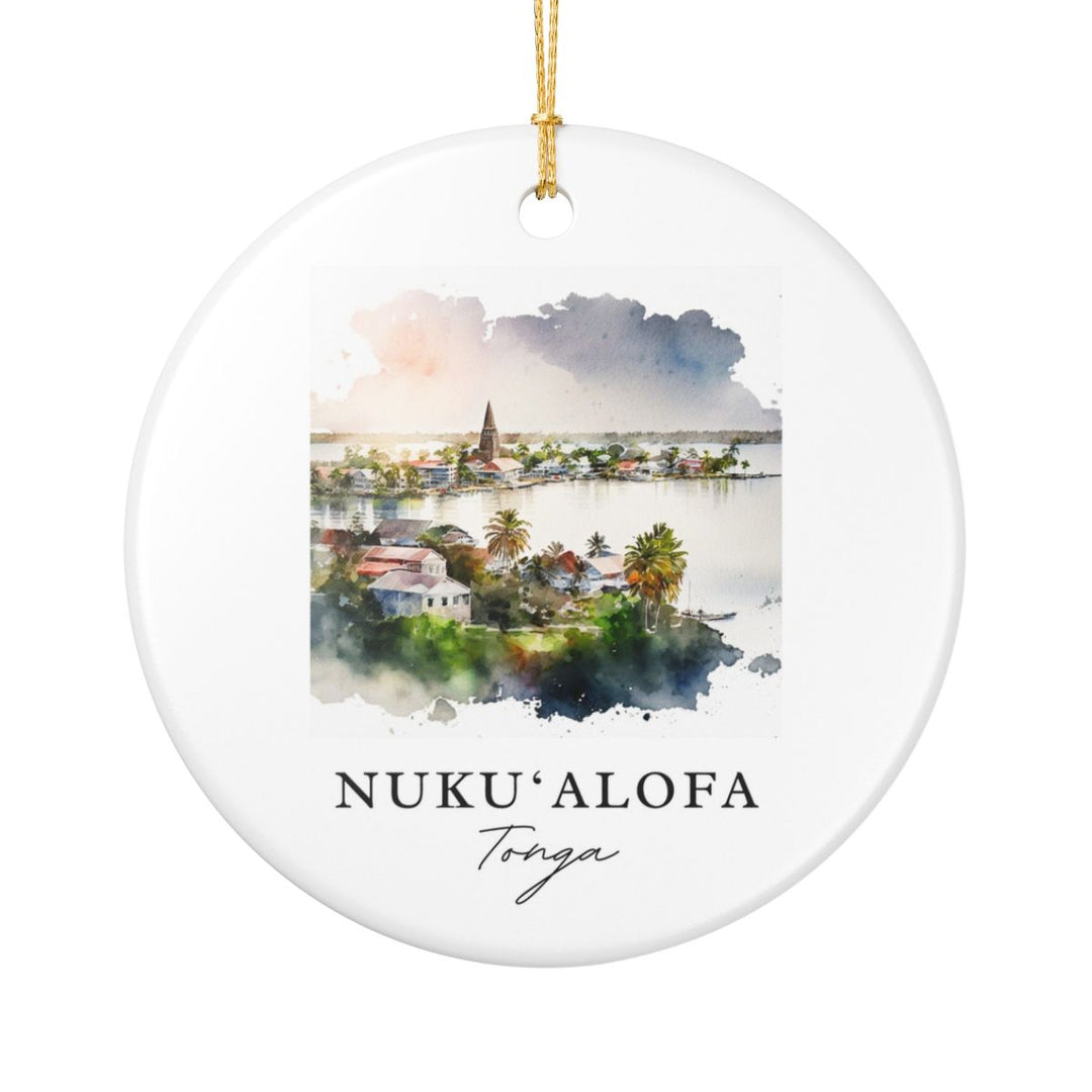 Nukuʻalofa Tonga Ornament: Unique Nukuʻalofa Tonga Souvenir, Nukuʻalofa Tonga Xmas Decor, and Authentic Nukuʻalofa Tonga Gift
