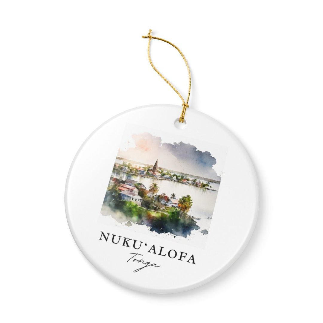 Nukuʻalofa Tonga Ornament: Unique Nukuʻalofa Tonga Souvenir, Nukuʻalofa Tonga Xmas Decor, and Authentic Nukuʻalofa Tonga Gift