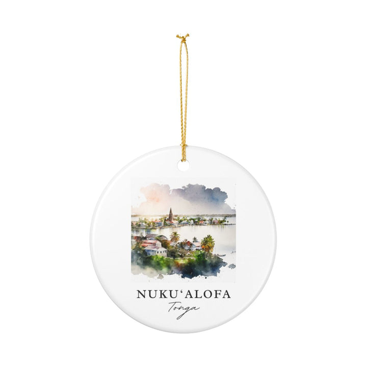 Nukuʻalofa Tonga Ornament: Unique Nukuʻalofa Tonga Souvenir, Nukuʻalofa Tonga Xmas Decor, and Authentic Nukuʻalofa Tonga Gift