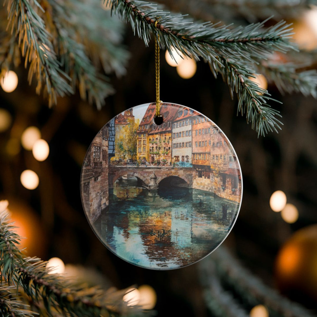 Nuremberg Germany Ornament: Unique Nuremberg Souvenir, Nuremberg Germany Xmas Decor, and Authentic Nuremberg Gift