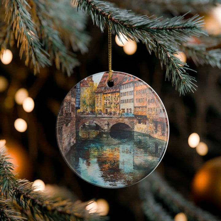 Nuremberg Germany Ornament: Unique Nuremberg Souvenir, Nuremberg Germany Xmas Decor, and Authentic Nuremberg Gift