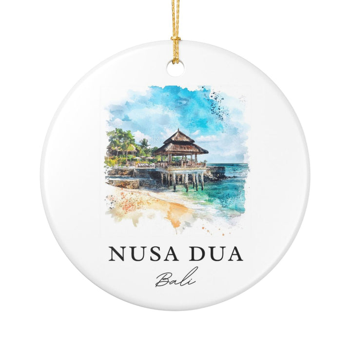 Nusa Dua Bali Ornament | Christmas Travel Souvenir Gift