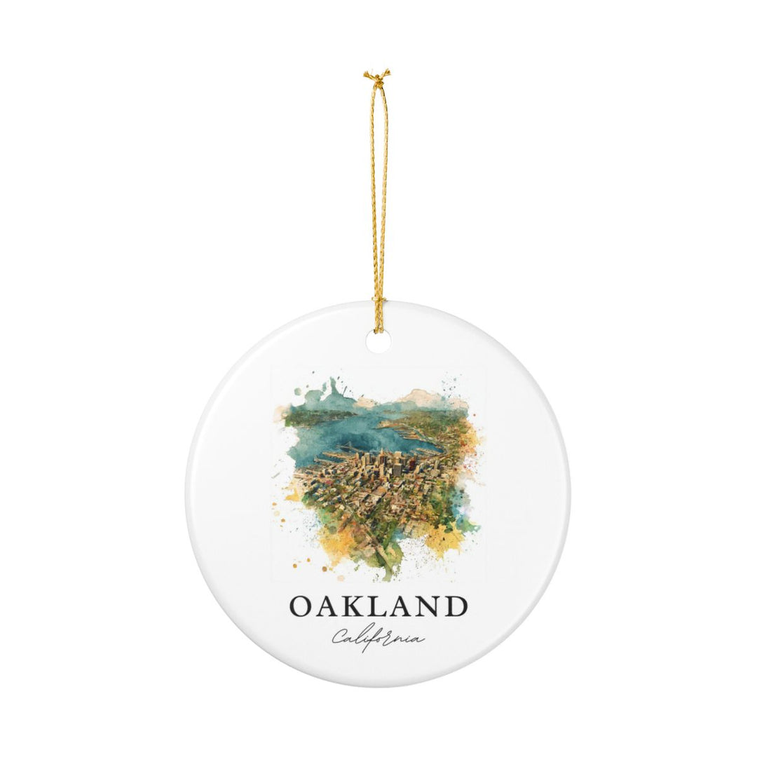 Oakland California Ornament: Unique Oakland Souvenir, Oakland California Xmas Decor, and Authentic Oakland Gift