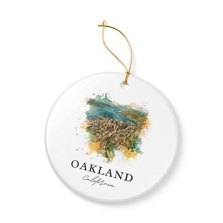 Oakland California Ornament: Unique Oakland Souvenir, Oakland California Xmas Decor, and Authentic Oakland Gift