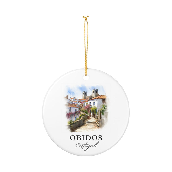Obidos Portugal Ornament | Christmas Travel Souvenir Gift