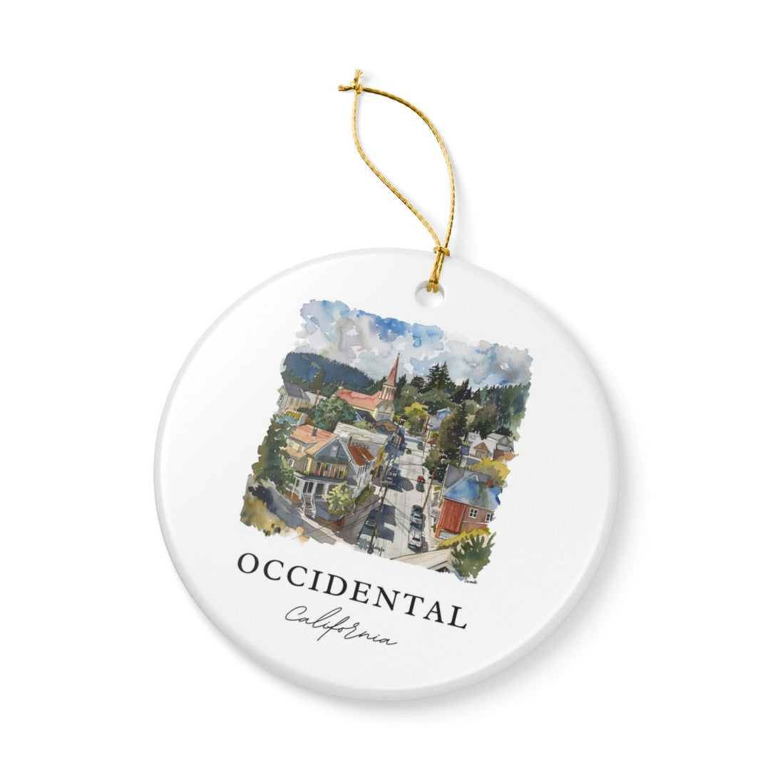 Occidental California Ornament: Unique Occidental Souvenir, Occidental California Xmas Decor, and Authentic Occidental Gift
