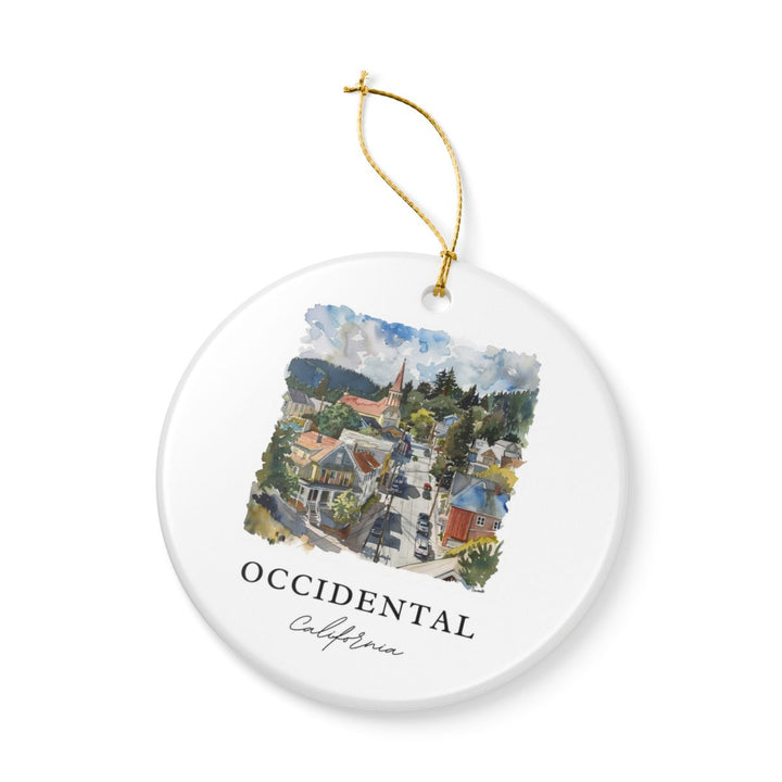 Occidental California Ornament: Unique Occidental Souvenir, Occidental California Xmas Decor, and Authentic Occidental Gift