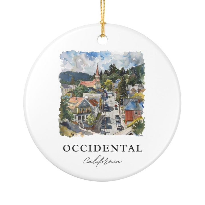Occidental California Ornament: Unique Occidental Souvenir, Occidental California Xmas Decor, and Authentic Occidental Gift