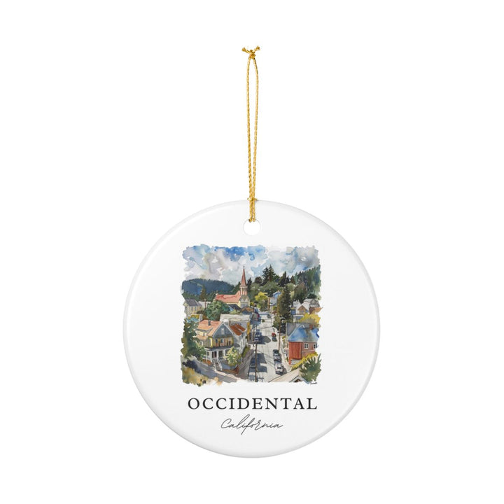 Occidental California Ornament: Unique Occidental Souvenir, Occidental California Xmas Decor, and Authentic Occidental Gift