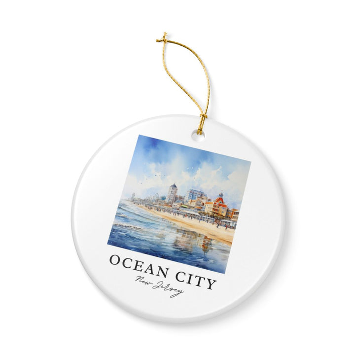 Ocean City New Jersey Ornament | Christmas Travel Souvenir Gift