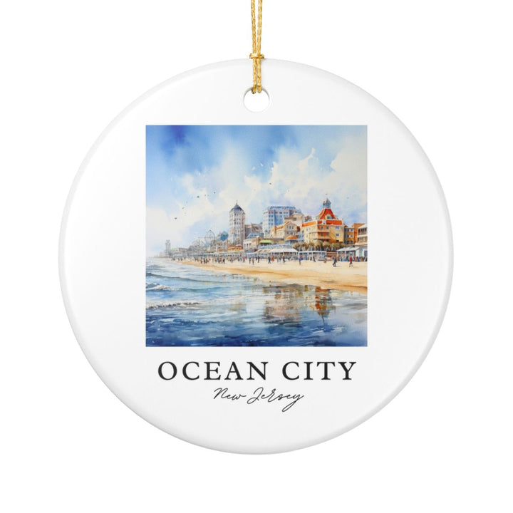 Ocean City New Jersey Ornament | Christmas Travel Souvenir Gift
