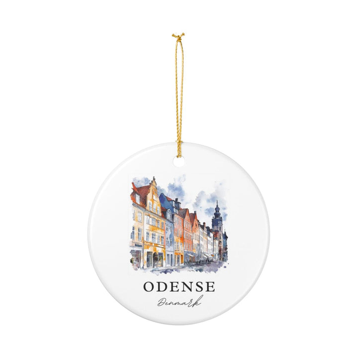 Odense Ornament: Unique Odense Souvenir, Odense Xmas Decor, and Authentic Odense Gift