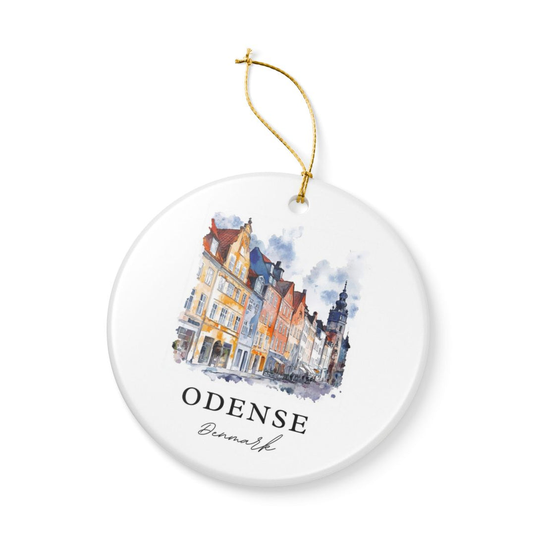 Odense Ornament: Unique Odense Souvenir, Odense Xmas Decor, and Authentic Odense Gift