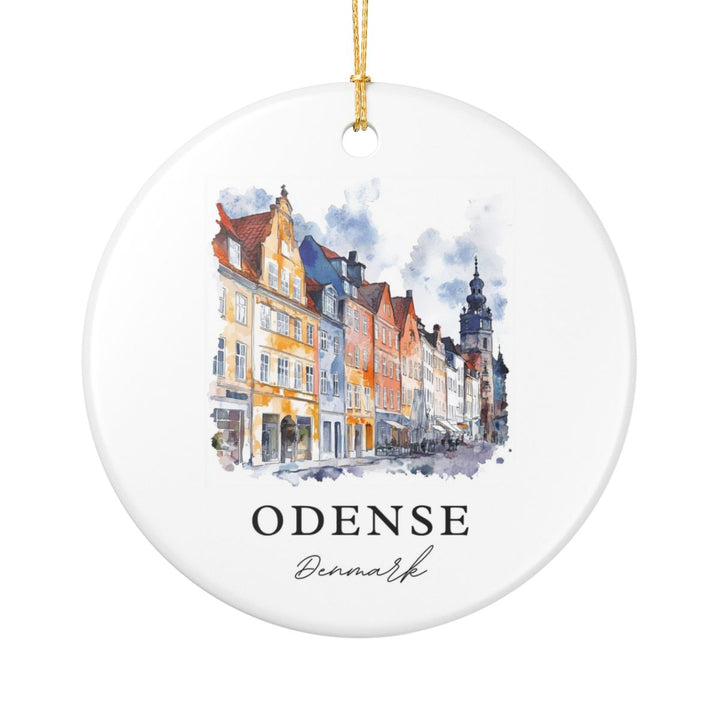 Odense Ornament: Unique Odense Souvenir, Odense Xmas Decor, and Authentic Odense Gift