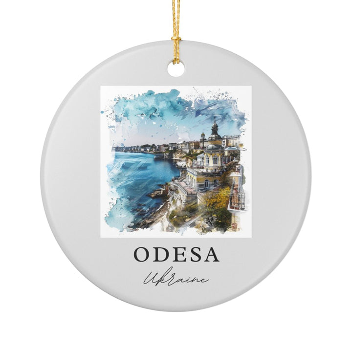 Odesa Ukraine Ornament: Unique Odesa Souvenir, Odesa Ukraine Xmas Decor, and Authentic Odesa Gift
