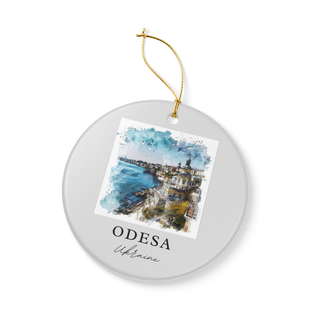 Odesa Ukraine Ornament: Unique Odesa Souvenir, Odesa Ukraine Xmas Decor, and Authentic Odesa Gift