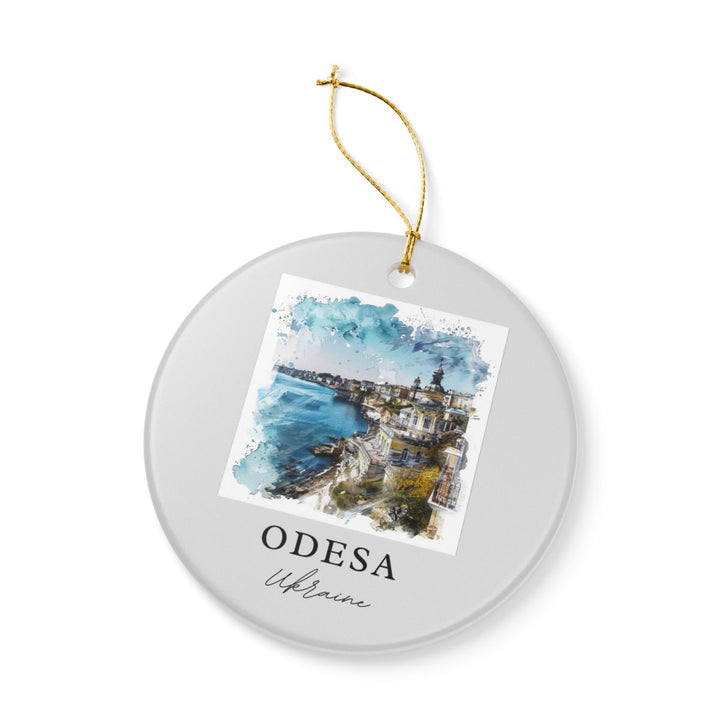 Odesa Ukraine Ornament: Unique Odesa Souvenir, Odesa Ukraine Xmas Decor, and Authentic Odesa Gift