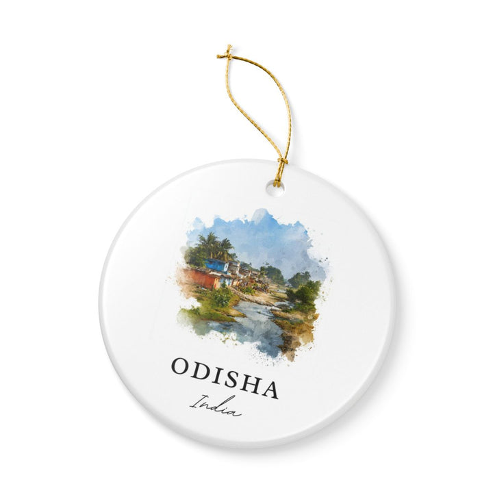 Odisha India Ornament: Unique Odisha Souvenir, Odisha India Xmas Decor, and Authentic Odisha Gift