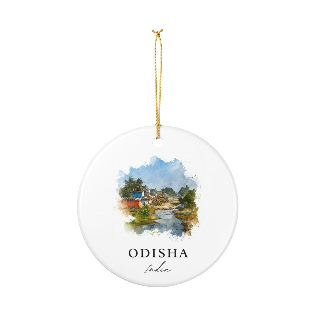 Odisha India Ornament: Unique Odisha Souvenir, Odisha India Xmas Decor, and Authentic Odisha Gift