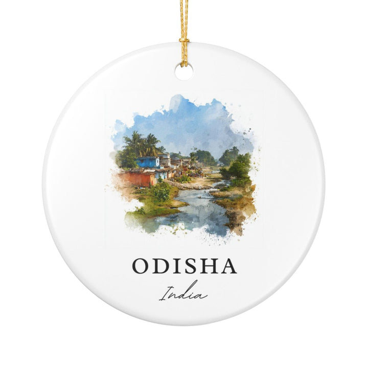 Odisha India Ornament: Unique Odisha Souvenir, Odisha India Xmas Decor, and Authentic Odisha Gift
