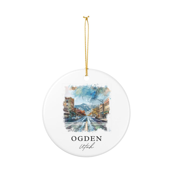 Ogden Utah Ornament: Unique Ogden Utah Souvenir, Ogden Utah Xmas Decor, and Authentic Ogden Utah Gift