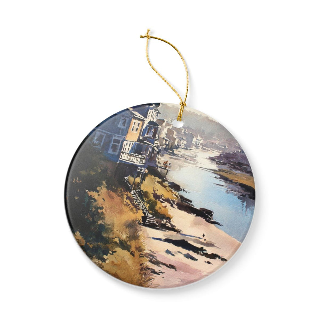 Ogunquit Maine Ornament: Unique Ogunquit Souvenir, Ogunquit Maine Xmas Decor, and Authentic Ogunquit Gift