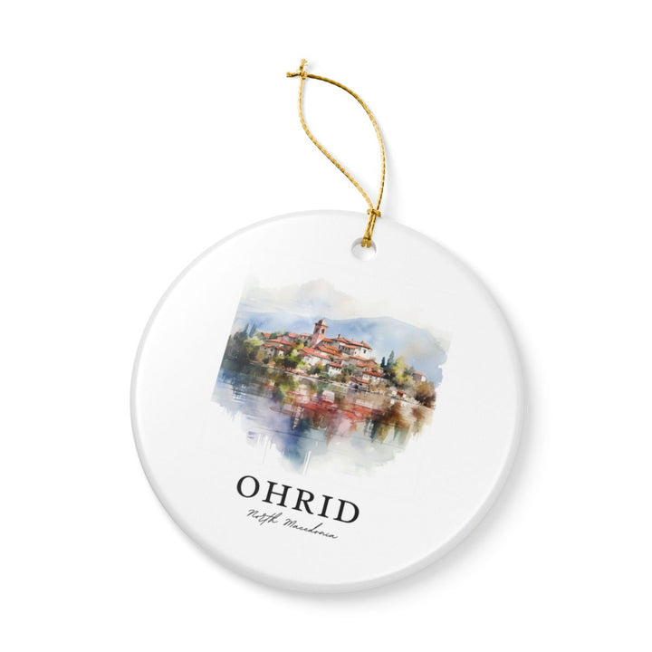 Ohrid North Macedonia Ornament | Christmas Travel Souvenir Gift
