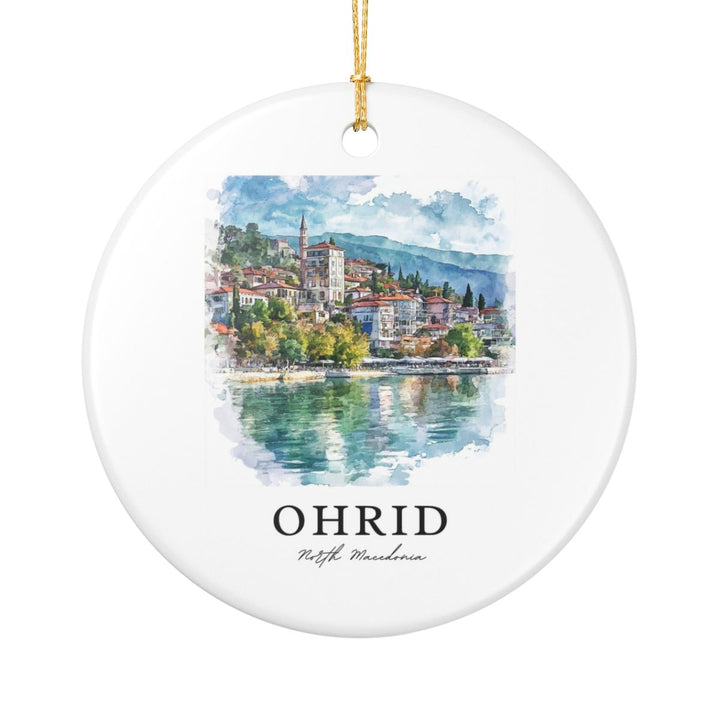 Ohrid North Macedonia Ornament | Christmas Travel Souvenir Gift