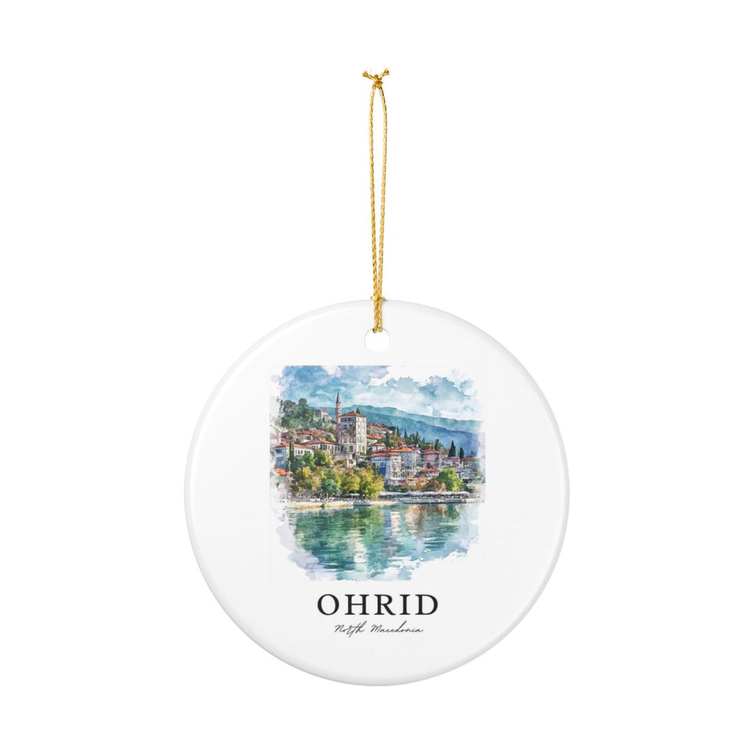 Ohrid North Macedonia Ornament | Christmas Travel Souvenir Gift