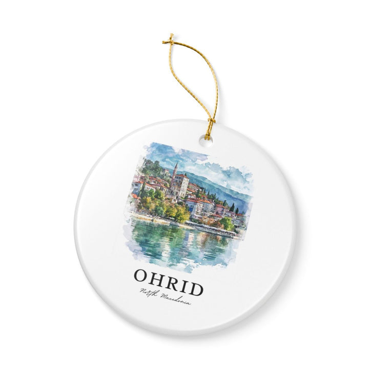 Ohrid North Macedonia Ornament | Christmas Travel Souvenir Gift