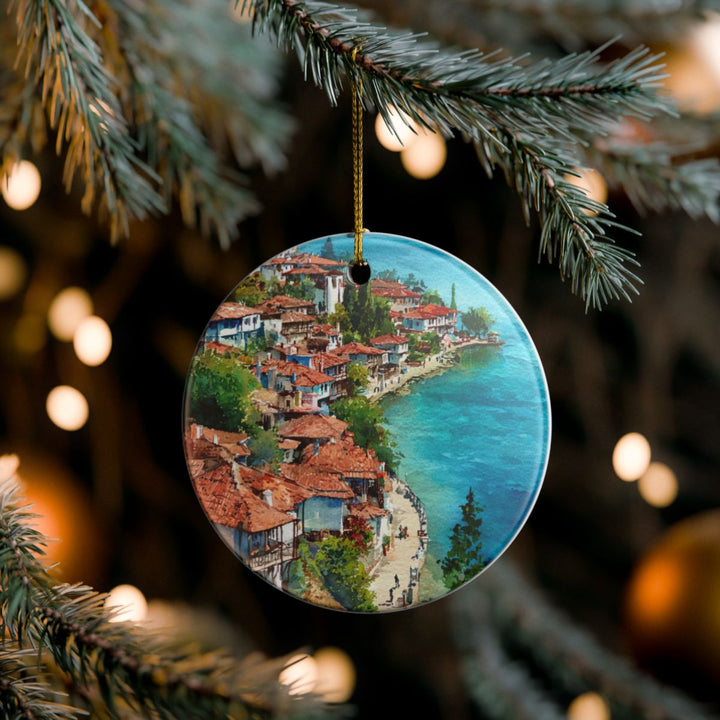 Ohrid North Macedonia Ornament | Christmas Travel Souvenir Gift