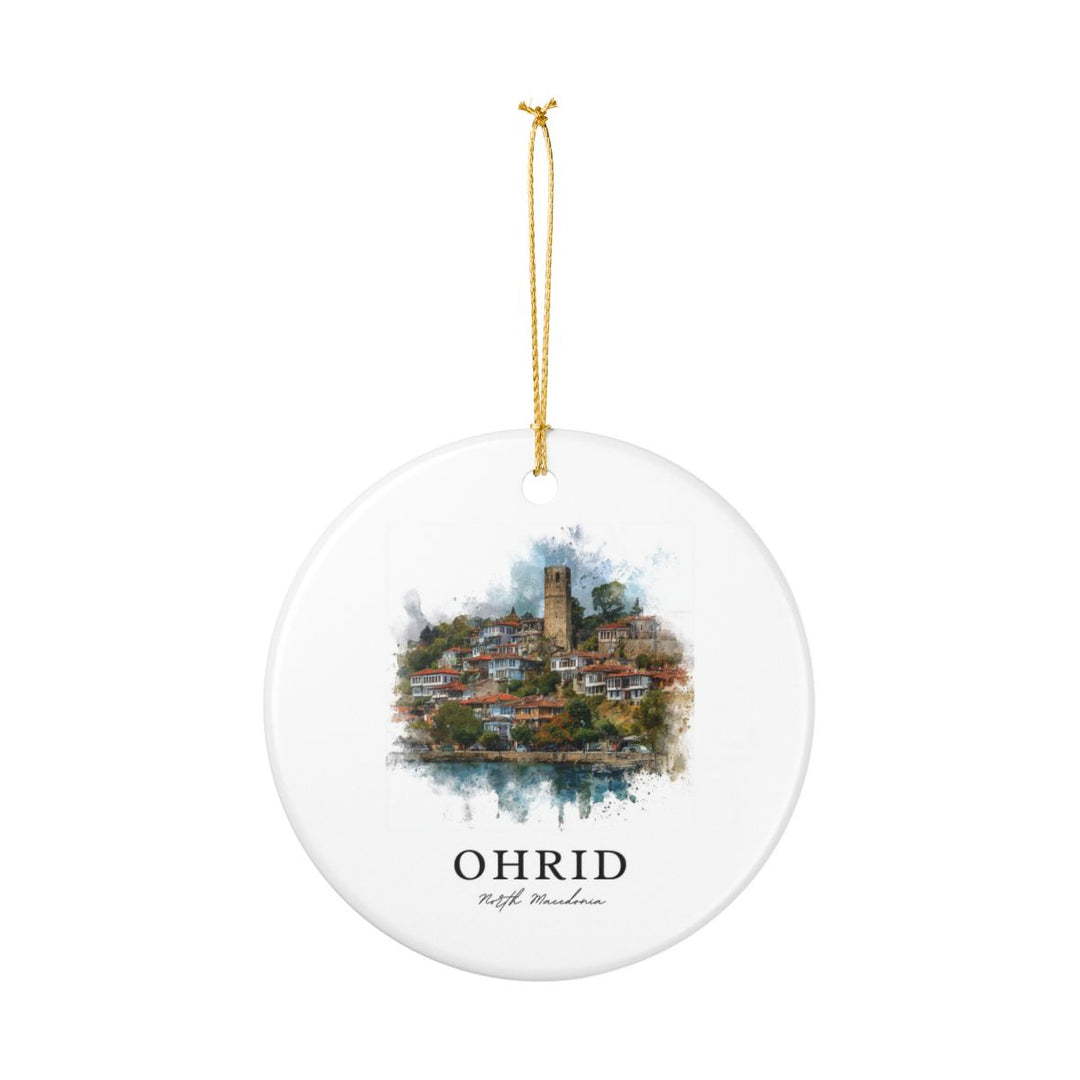 Ohrid North Macedonia Ornament | Christmas Travel Souvenir Gift