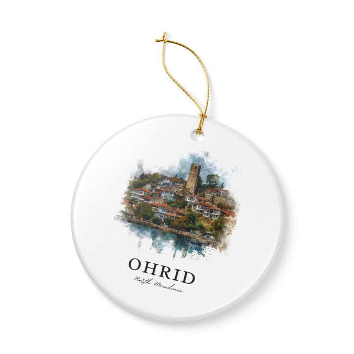 Ohrid North Macedonia Ornament | Christmas Travel Souvenir Gift