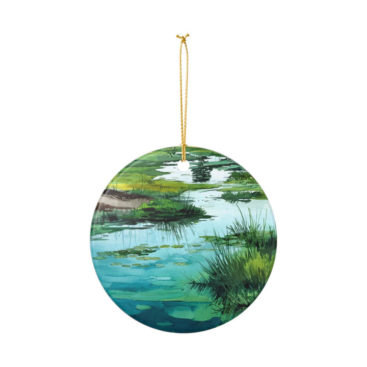 Okavango Delta Botswana Ornament: Unique Okavango Delta Souvenir, Okavango Delta Botswana Xmas Decor, and Authentic Okavango Delta Gift
