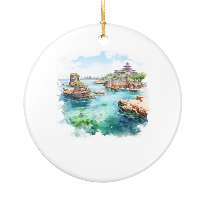 Okinawa Japan Ornament: Unique Okinawa Japan Souvenir, Okinawa Japan Xmas Decor, and Authentic Okinawa Japan Gift