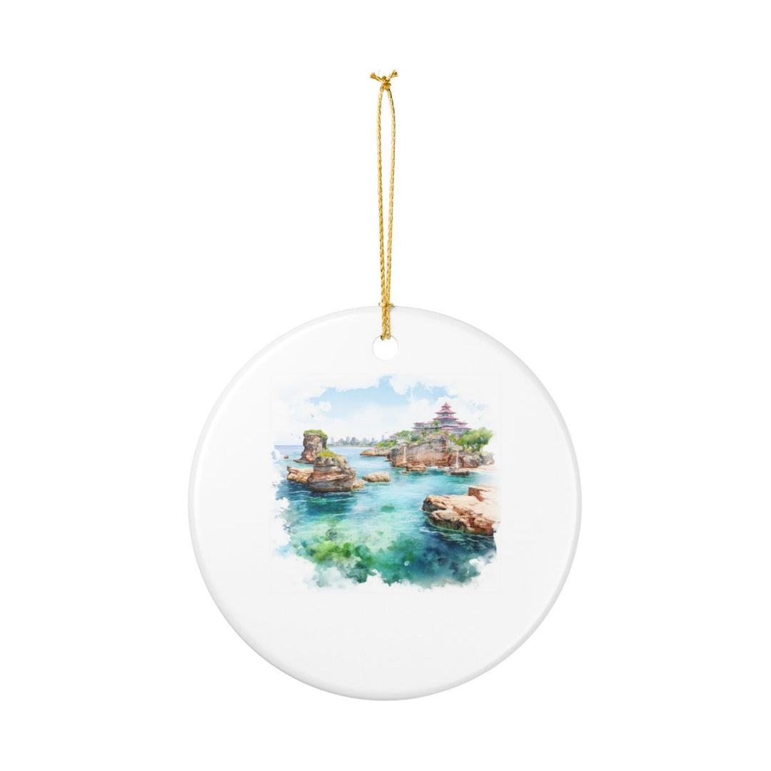 Okinawa Japan Ornament: Unique Okinawa Japan Souvenir, Okinawa Japan Xmas Decor, and Authentic Okinawa Japan Gift