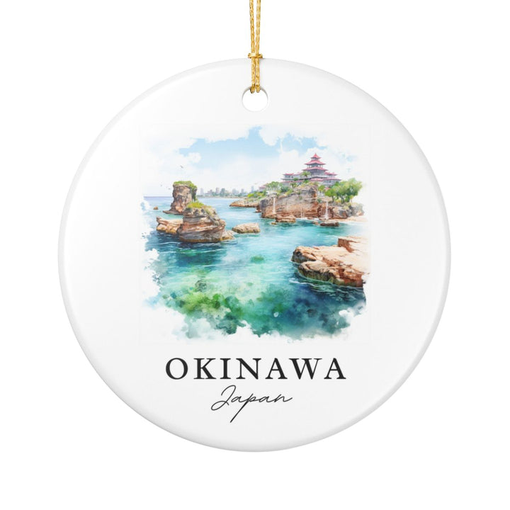Okinawa Japan Ornament: Unique Okinawa Japan Souvenir, Okinawa Japan Xmas Decor, and Authentic Okinawa Japan Gift