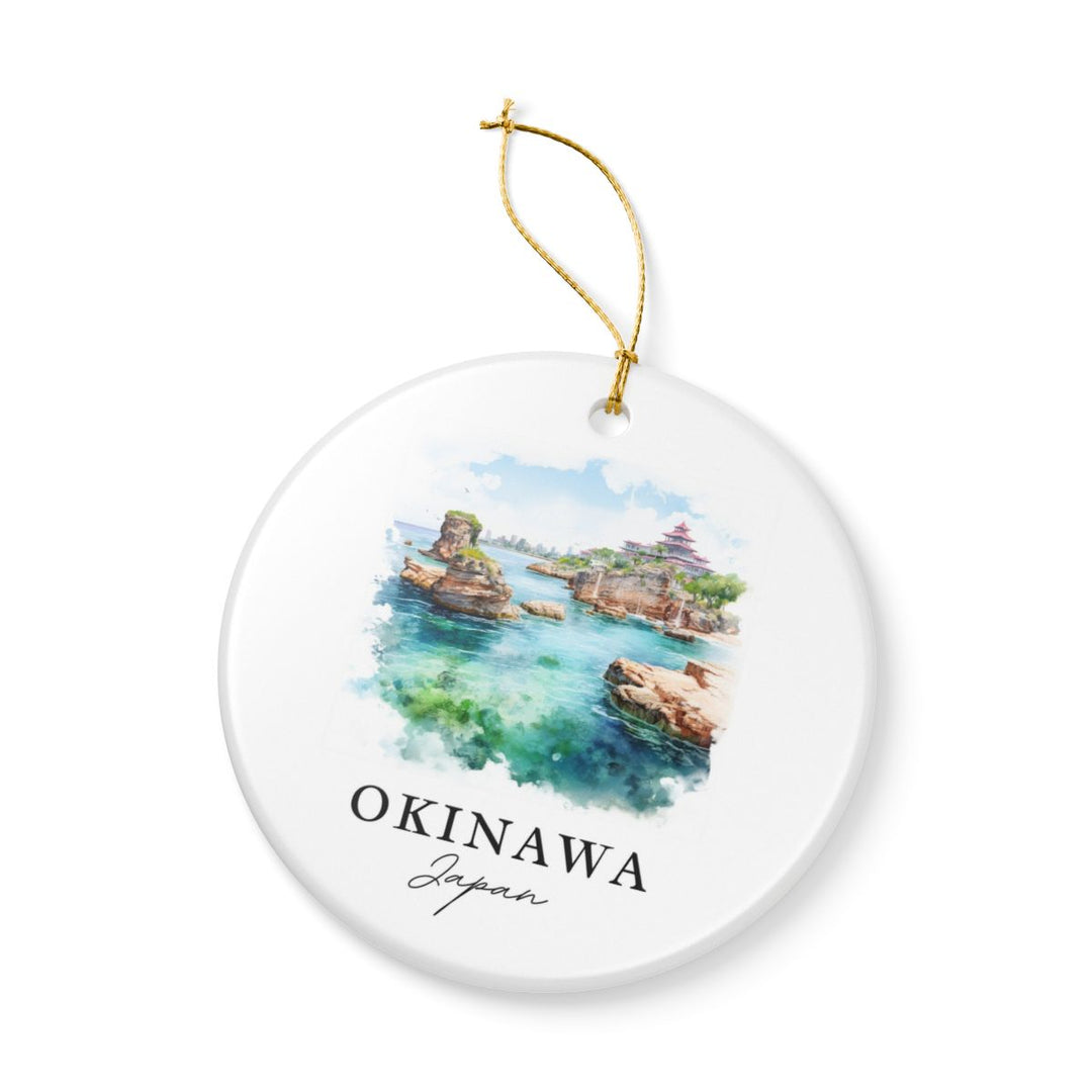 Okinawa Japan Ornament: Unique Okinawa Japan Souvenir, Okinawa Japan Xmas Decor, and Authentic Okinawa Japan Gift