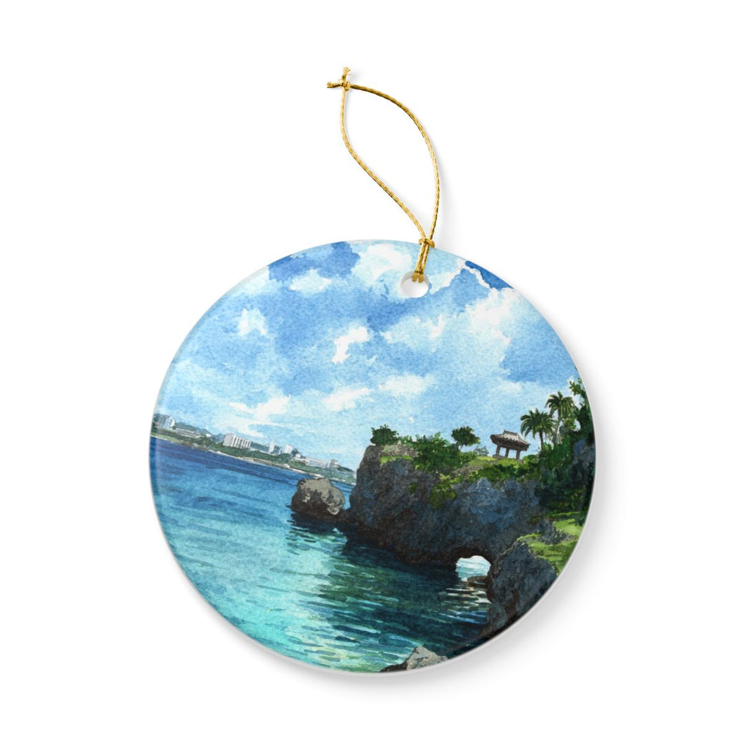 Okinawa Japan Ornament: Unique Okinawa Japan Souvenir, Okinawa Japan Xmas Decor, and Authentic Okinawa Japan Gift
