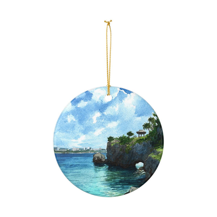 Okinawa Japan Ornament: Unique Okinawa Japan Souvenir, Okinawa Japan Xmas Decor, and Authentic Okinawa Japan Gift