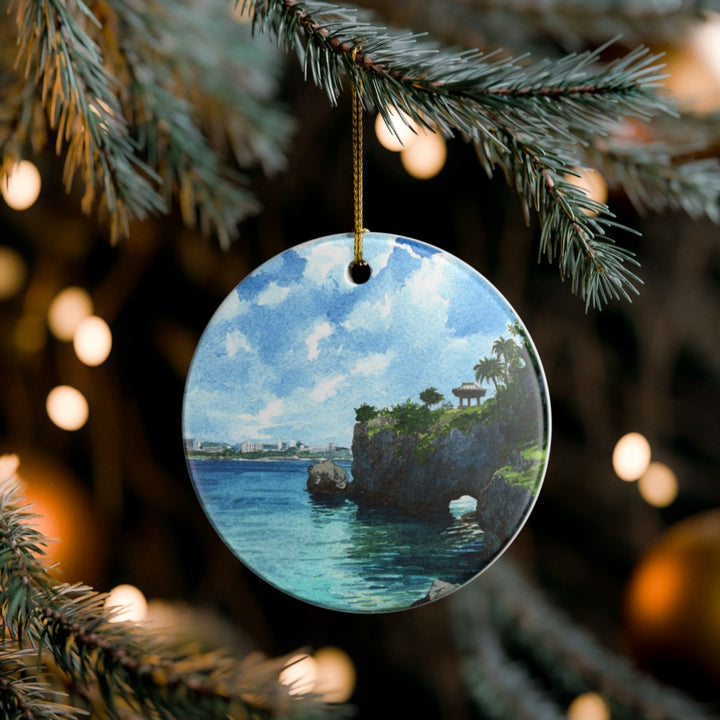 Okinawa Japan Ornament: Unique Okinawa Japan Souvenir, Okinawa Japan Xmas Decor, and Authentic Okinawa Japan Gift